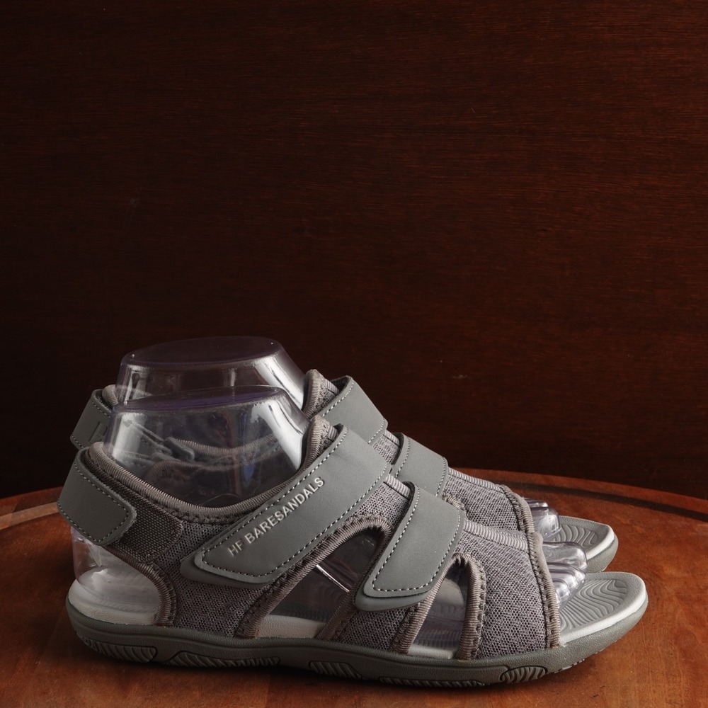 Hike Footwear Sandals Womens Size 6 Gray Baresandals Outdoor Gorpcore Flat Shoes